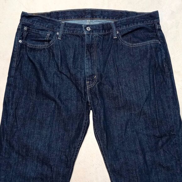 Levi's 559 Jeans Fits 40x30 Blue Denim Relaxed Straight Dark Wash - Picture 6 of 10